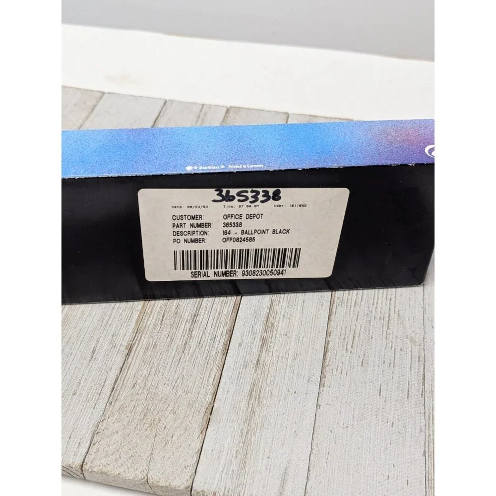 Used Mont Blanc Pen Presentation Box, Service Booklet, Storage Box  ** BOX ONLY - Picture 11 of 15